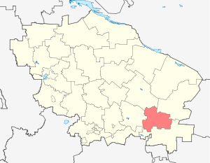 Степновский муниципальный район на карте